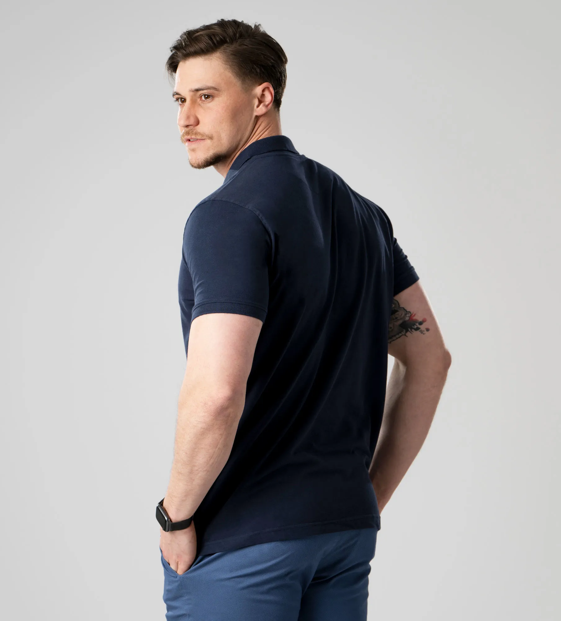 Krótki rękaw koszulki polo dla mężczyzn 2 Pcs
