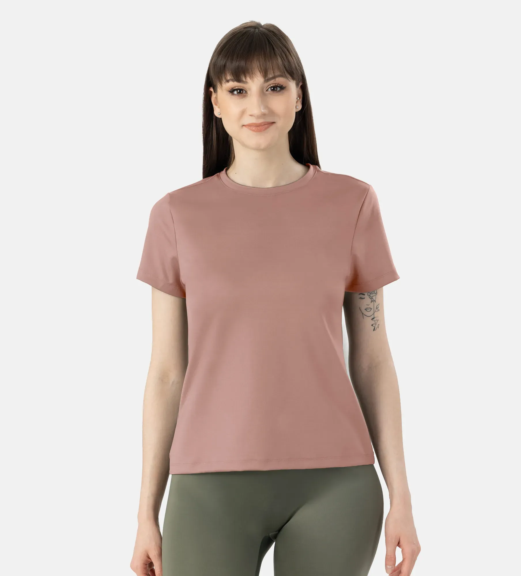 T-shirt second-skin z nylonu i elastanu