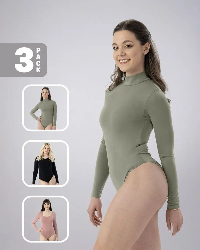 Body damskie - 3-pak