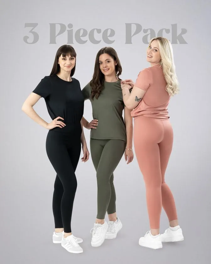 Damskie Legginsy - 3 Pack